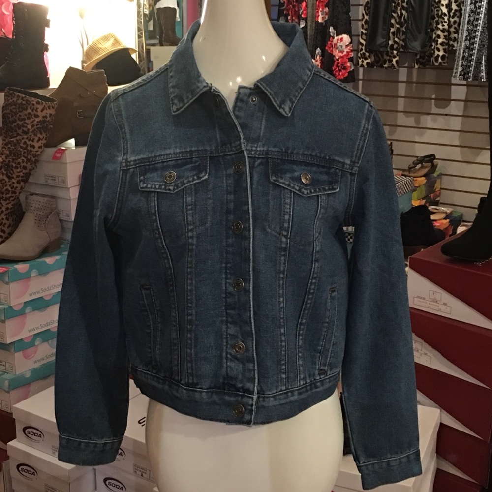 Pink, Rainbow Sequin Lips & Wings Denim Jacket - Picture 4 of 8
